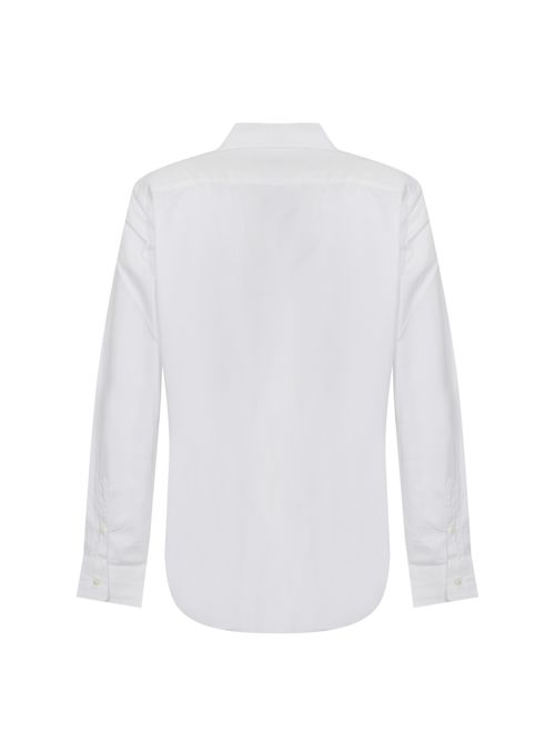 Camicia slim in cotone con logo POLO RALPH LAUREN | 211891376001